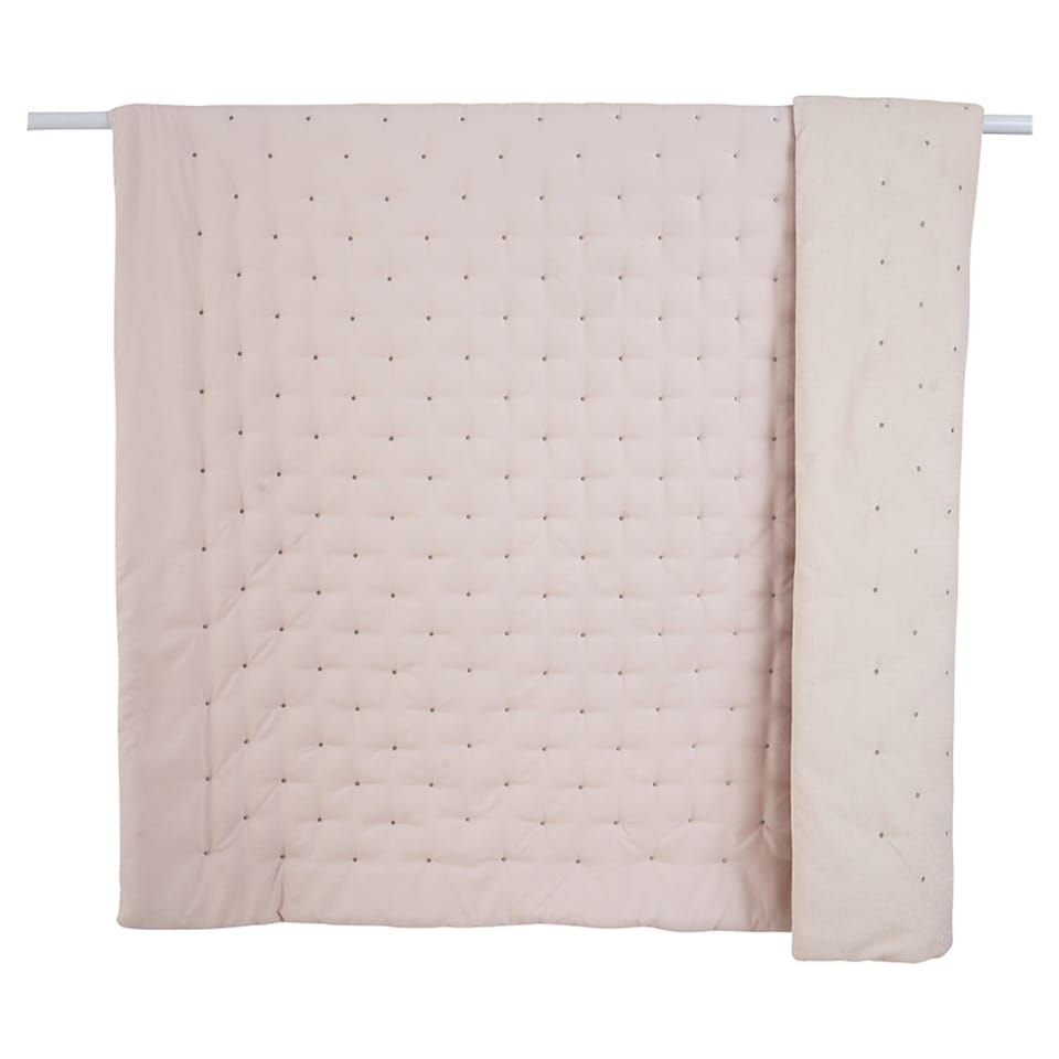 F&F Home Velvet Quilted Throw