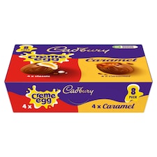 Cadbury Creme Egg and Caramel Mixed Multipack 8pack 320g