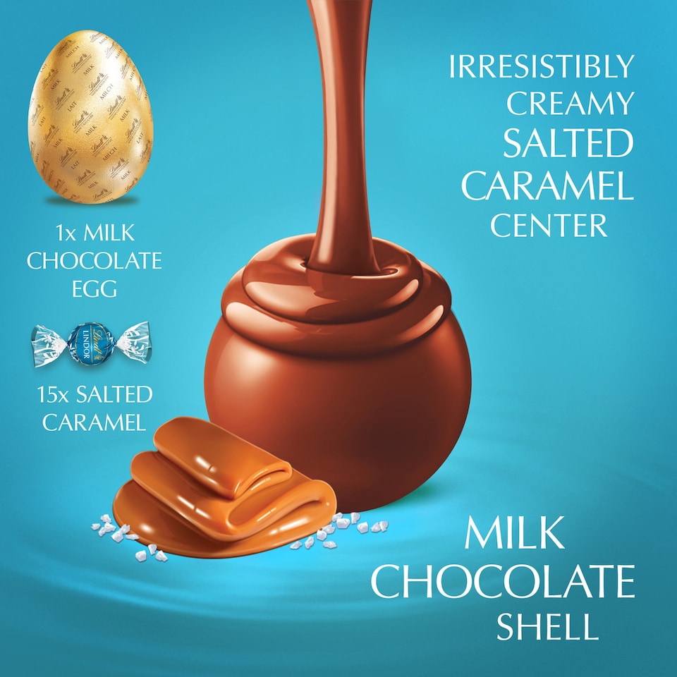 image 1 of Lindt Salted Caramel Egg 348G