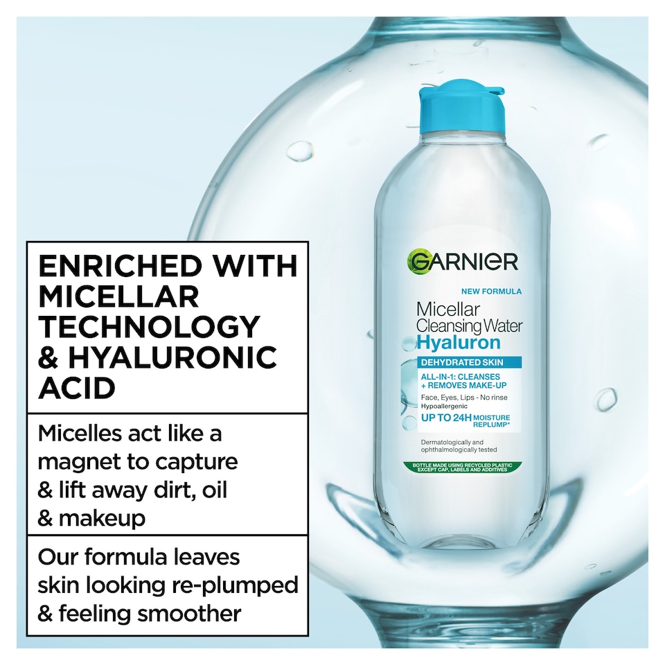 image 1 of Garnier Skin Active Hyaluronic Acid Aloe Water 400Ml