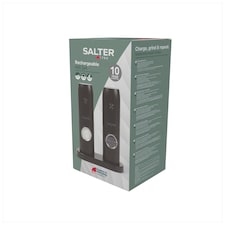 Salter Salt & Pepper Mills With Rechargeable Base