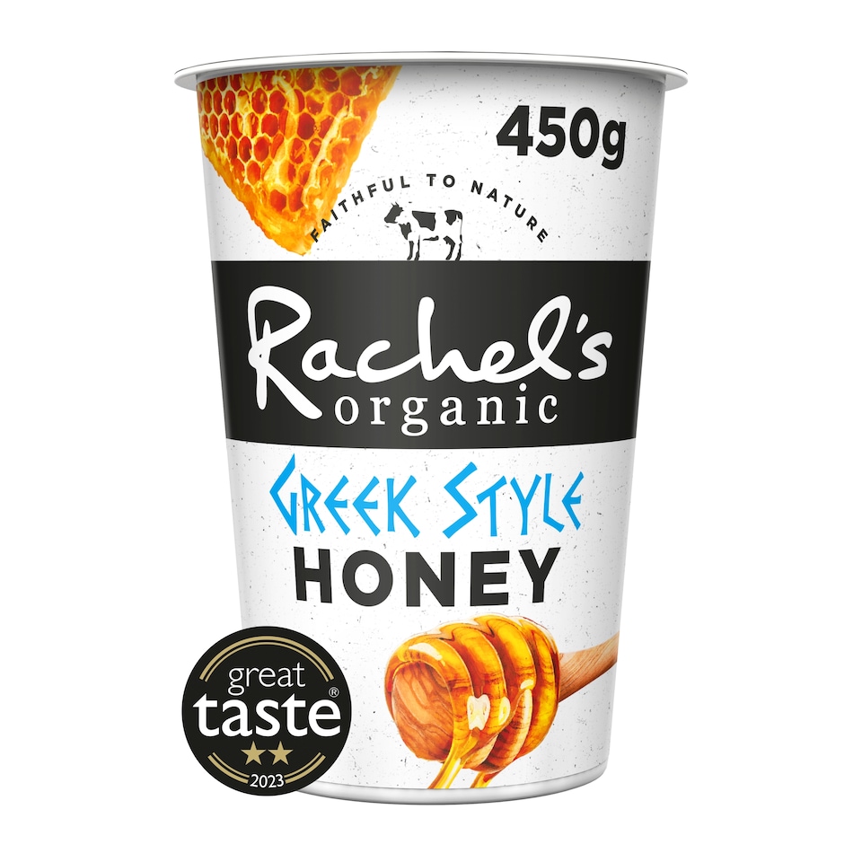 Rachel's Organic Honey Greek Style Yogurt 450G