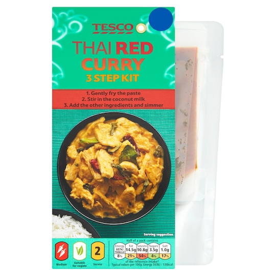 Tesco Red Thai Curry Meal Kit 243G Tesco Groceries