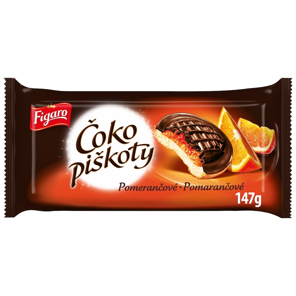 Figaro Čoko Piškoty Orange 147g