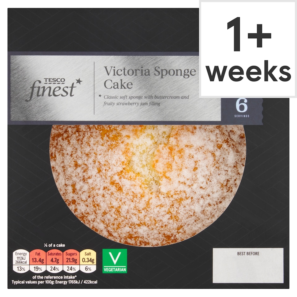 Tesco Finest Victoria Sponge Cake 