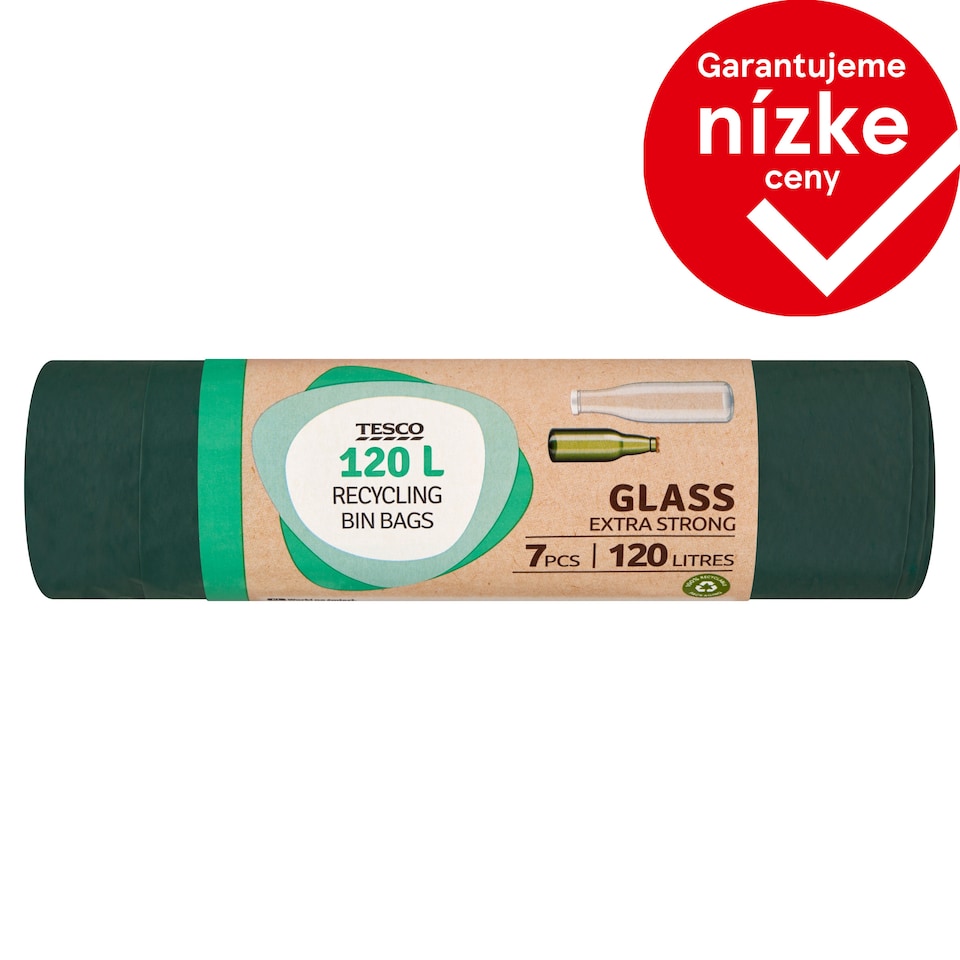 Tesco Vrecia na odpad 120 l 7 ks