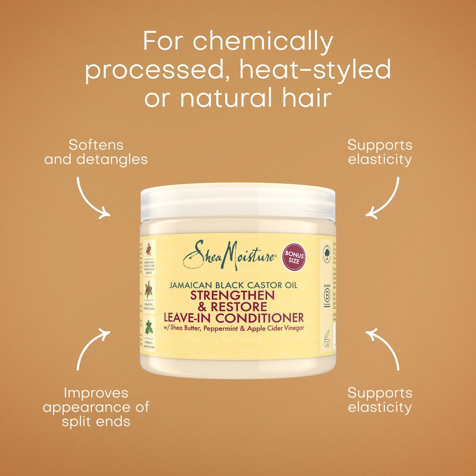 image 1 of Shea Moisture Jamaican Black Castor Oil Leave In Conditioner 431Ml