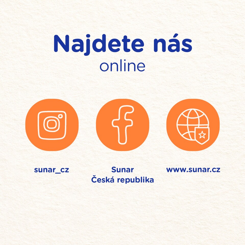 Obrázek 1 pro produkt Sunar BIO ovocno-zeleninová kapsička Jablko, hruška, mrkev, dýně 4m+, 100g 