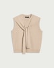 image 4 of F&F Knitted Scarf Neck Jumper in Neutral