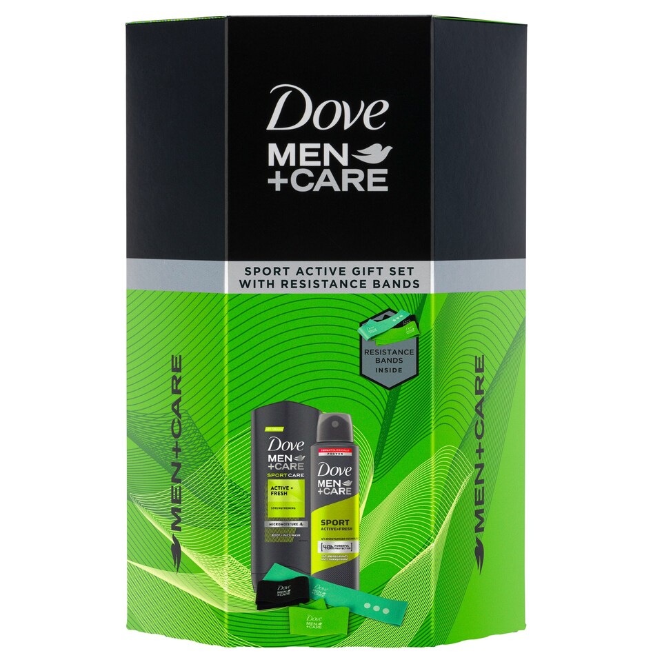 image 1 of Dove Men+Care Sport Active With Band Gift Set