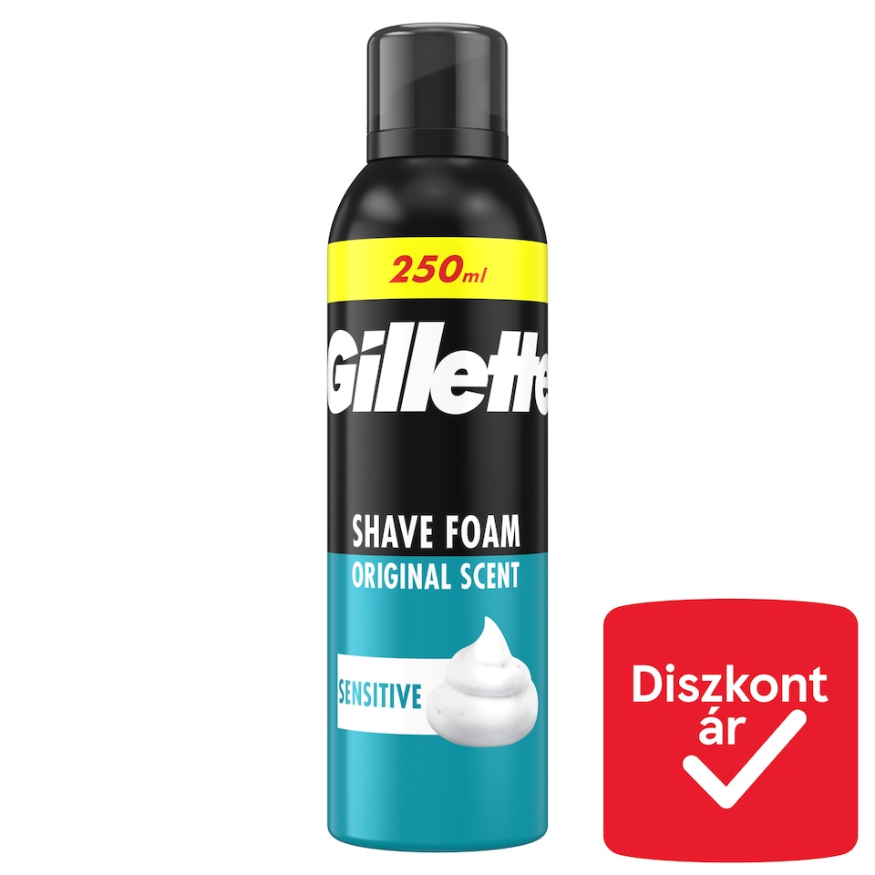 image 1 of Gillette Classic Sensitive Shave Foam, 250ml