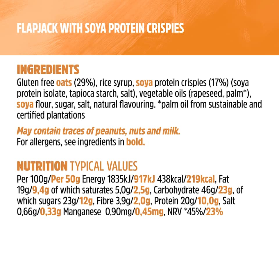 image 1 of TREK Protein Flapjacks - Original Oat 3 Pack 150g
