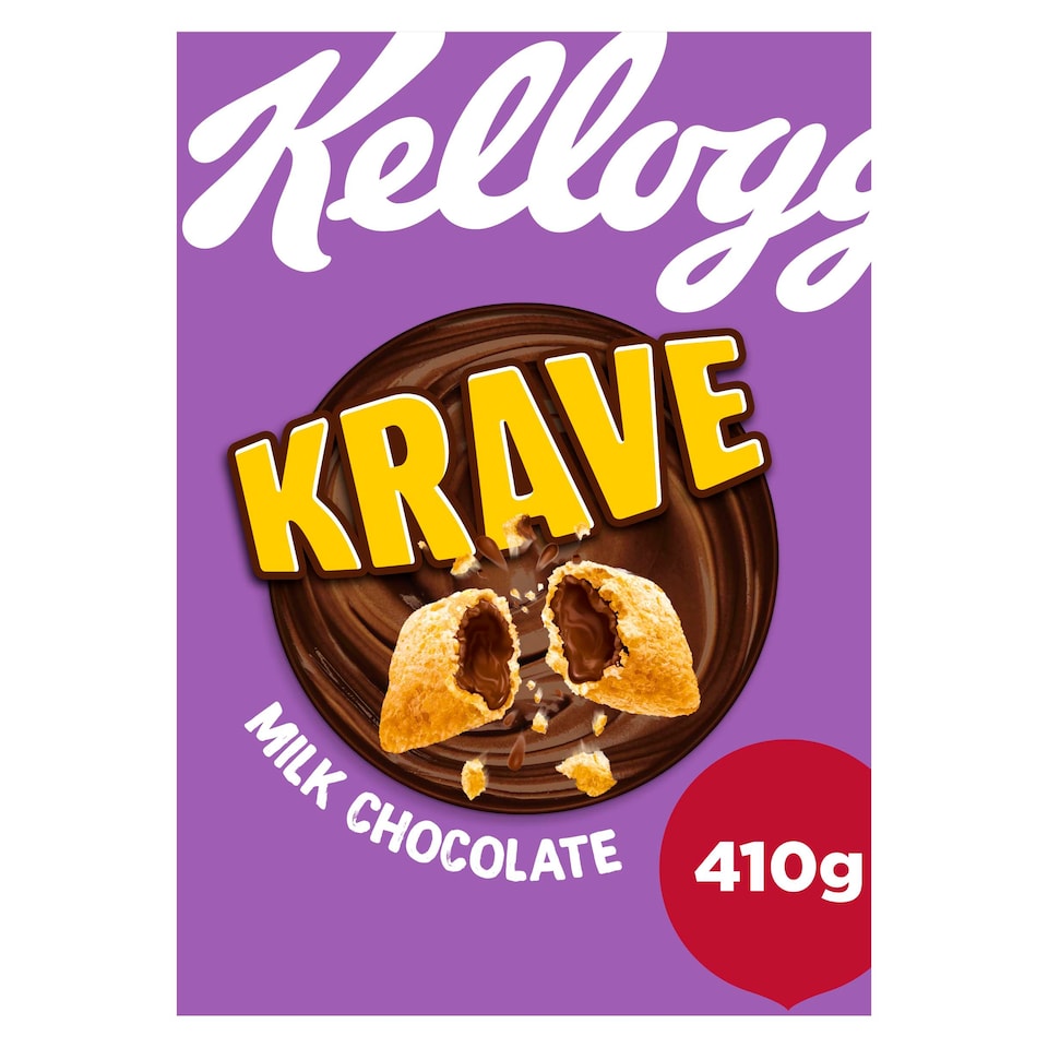 image 1 of Kellogg's Krave Milk Chocolate Cereal 410G