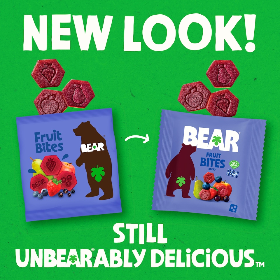 image 1 of BEAR Fruit Bites Berry 5x20G