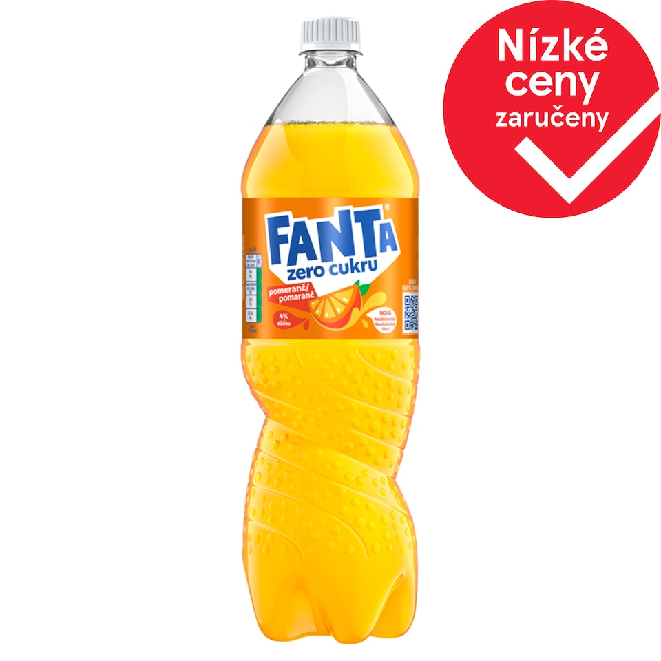 Fanta Zero cukru pomeranč 1,5l
