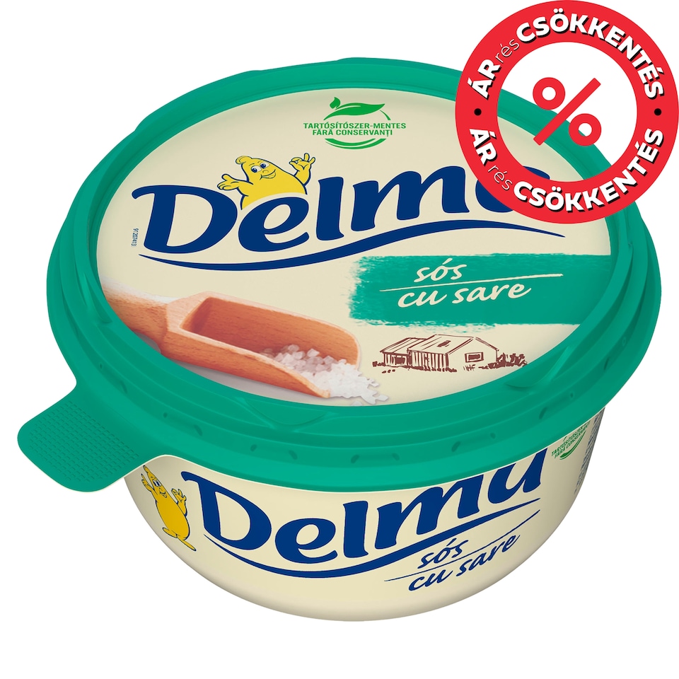 Delma sós 39% zsírtartalmú light margarin 450 g