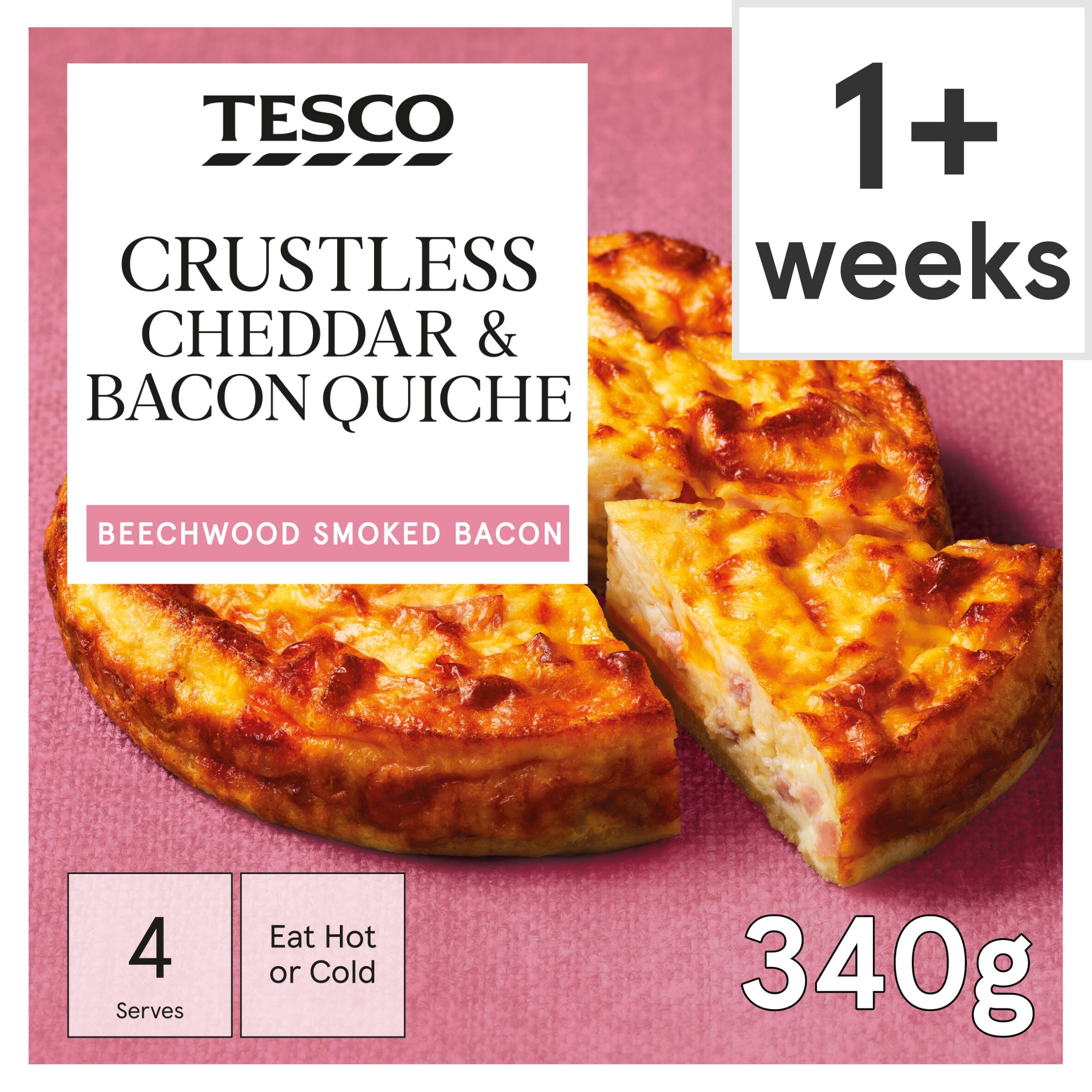 Calories in Tesco Crustless Spinach Edamame Kale Quiche Chumster