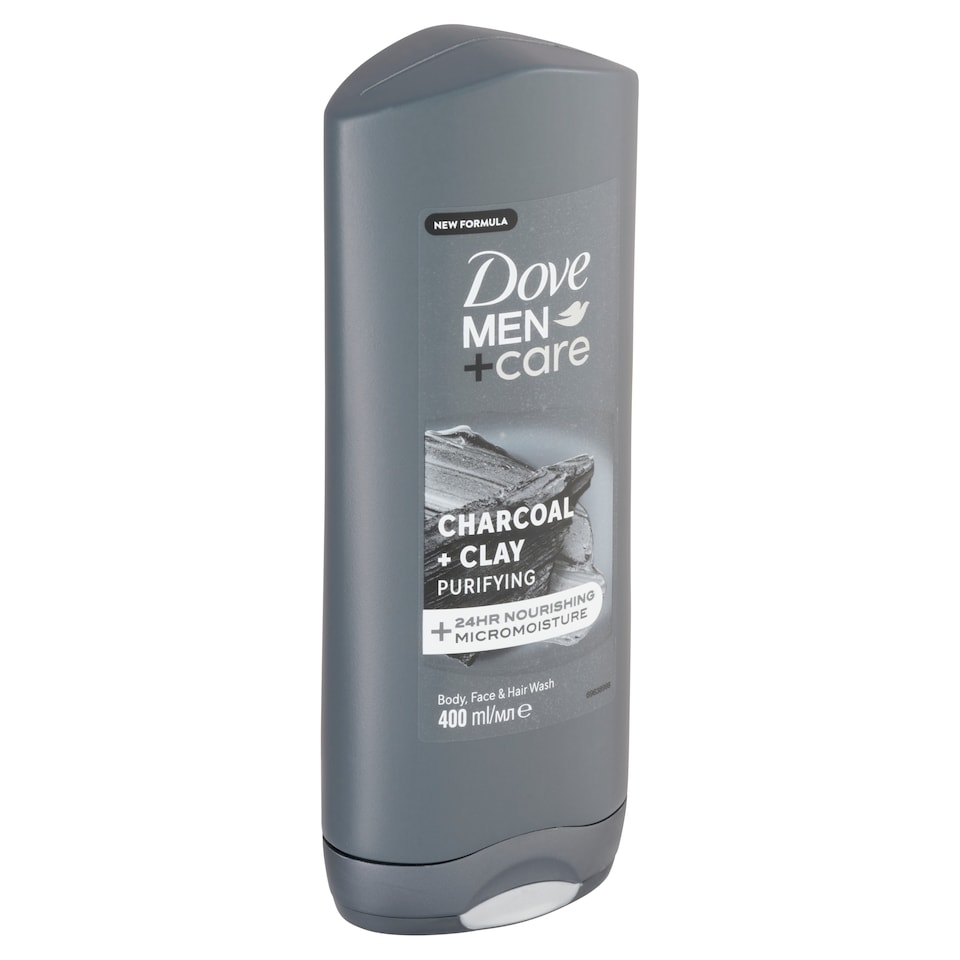 Obrázek 1 pro produkt Dove Men+Care Charcoal & Clay sprchový gel 400ml
