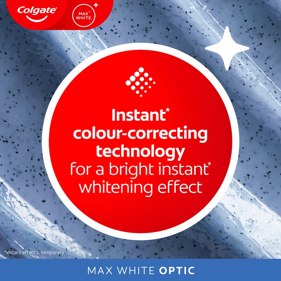 image 1 of Colgate Max White One Optic Whitening Travel Toothpaste 20ml