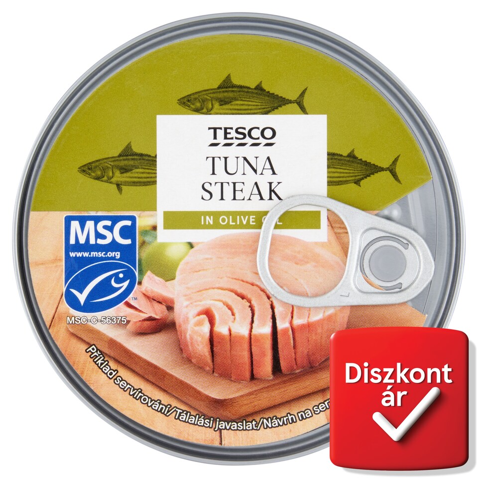 Tesco Tuna Steak in Olive Oil 160 g