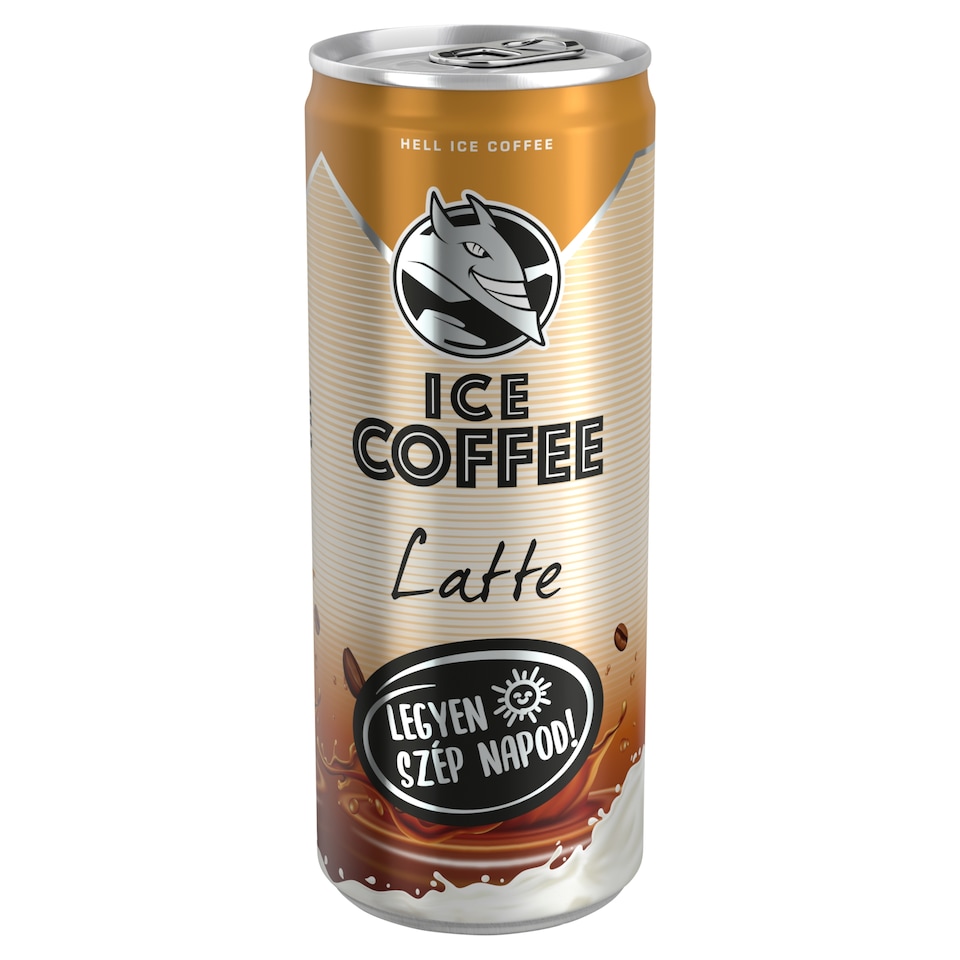 HELL Ice Coffee Latte UHT ital tejjel és kávékivonattal 250 ml  1. kép