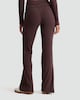 image 2 of OH ME OH MY Ribbed Foldover Waist Co-ord Leggings in Brown