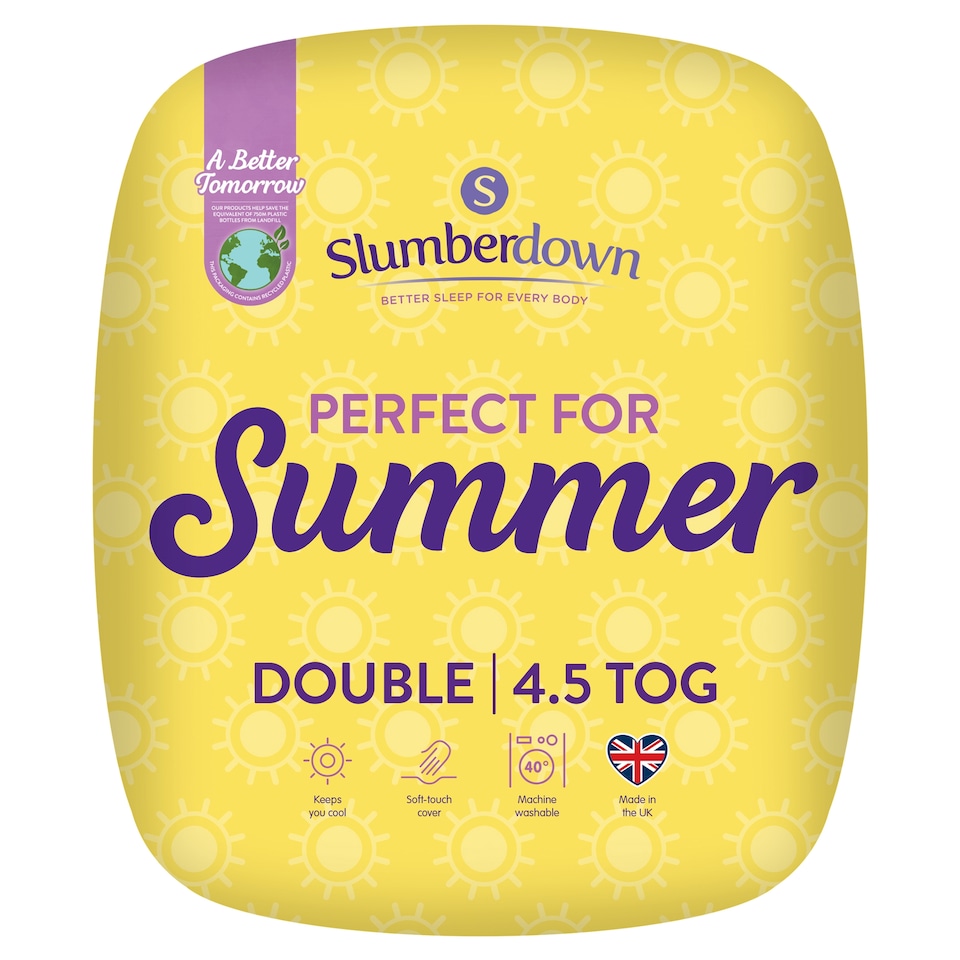 Slumberdown Perfect for Summer Duvet 4.5Tog Double