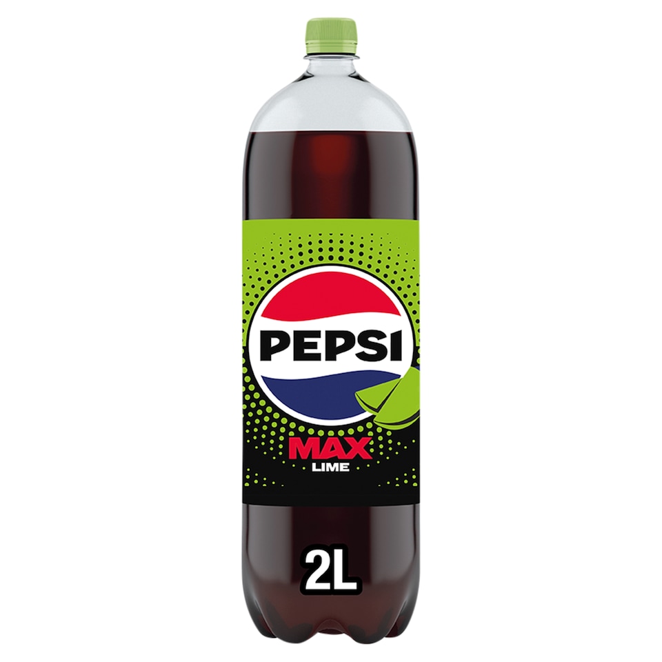 Pepsi Max Lime No Sugar Cola Bottle 2L