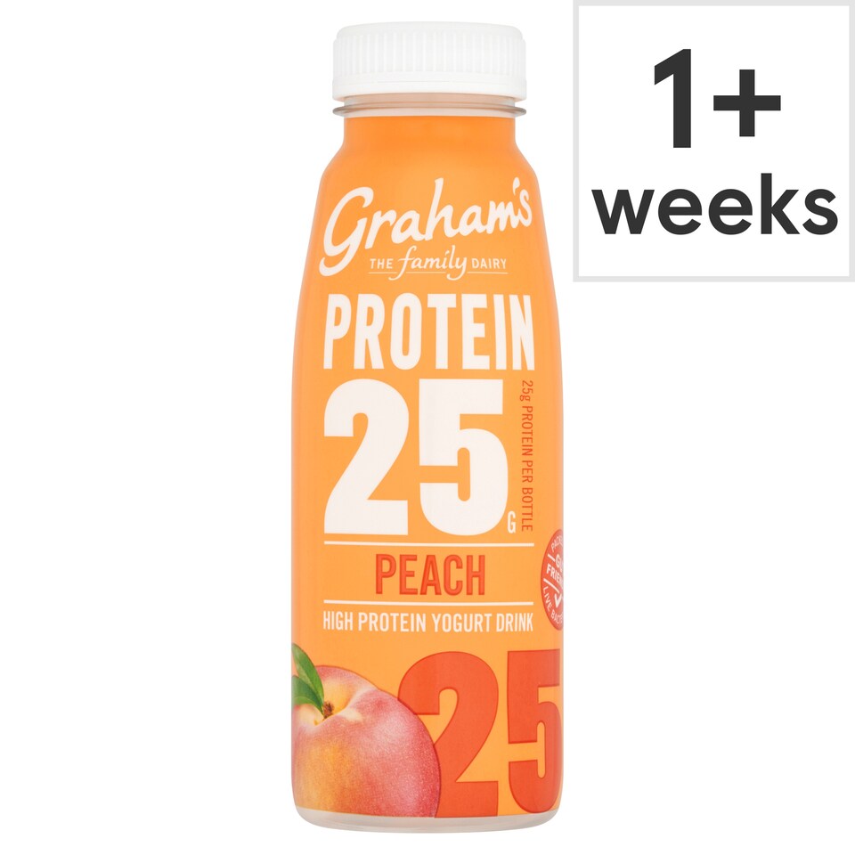 Graham's High Protein Yogurt Drink - Peach 330ml