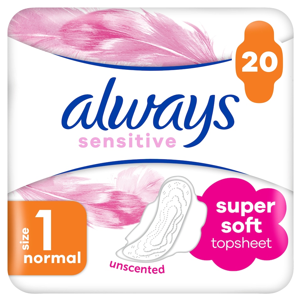 obrázok 1 z Always Platinum Normal Menštruačné Vložky s Krídelkami, 20 ks