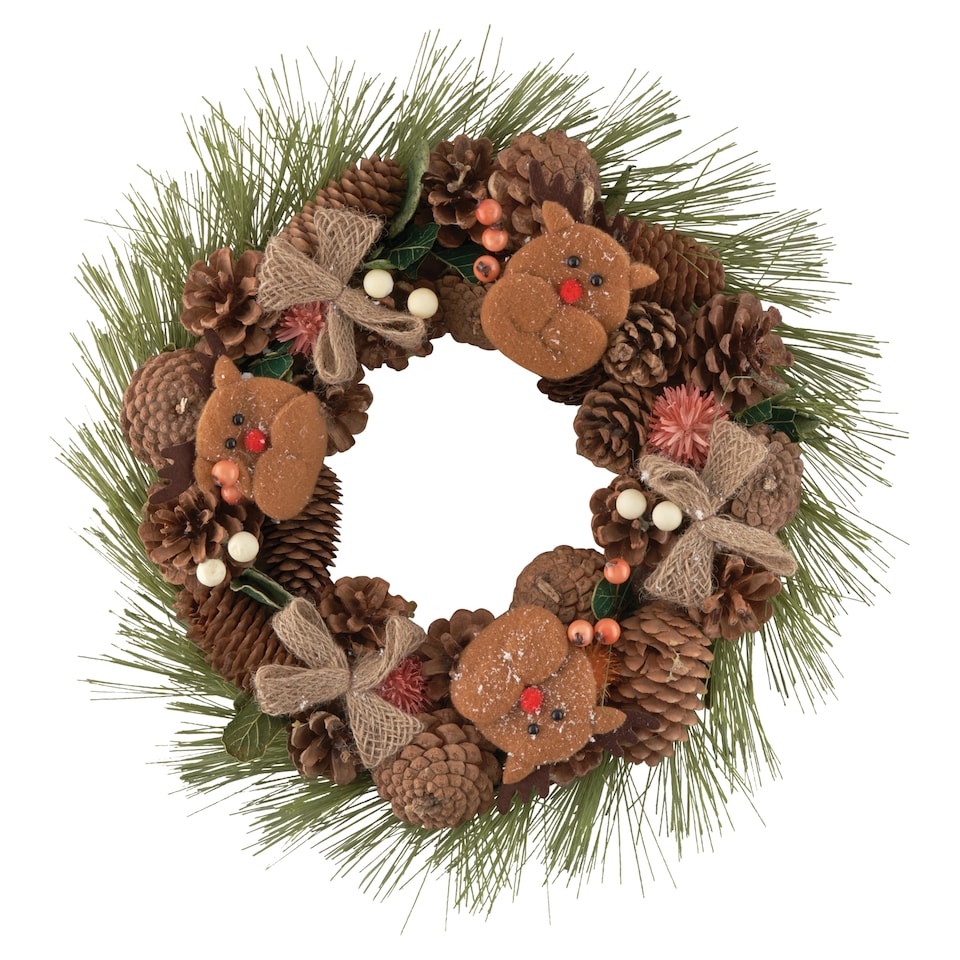 Snow Meister SM2625 vianočný veniec 34 cm