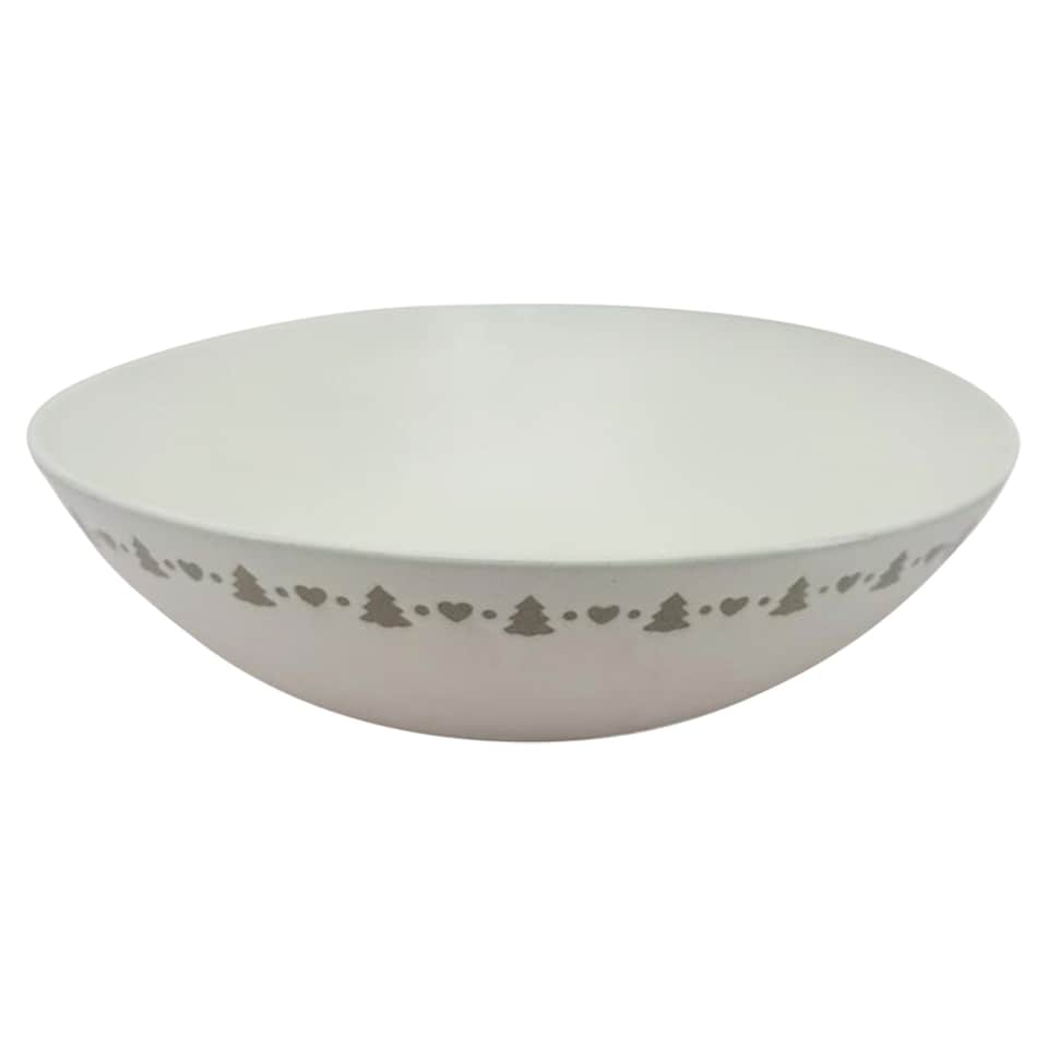 F&F home cosy tree embossed serving bowl