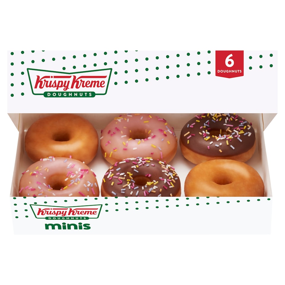 Krispy Kreme Mini Doughnuts 6 Pack