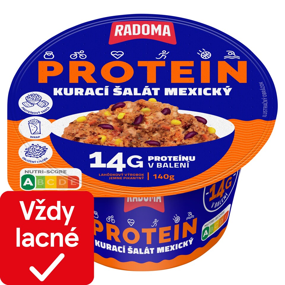 Radoma Protein kurací šalát mexický 140 g