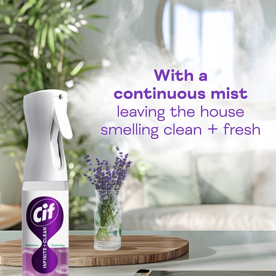 image 1 of Cif Infinite Clean All in One: Fresh Lavender and Eucalyptus Spray 280ml