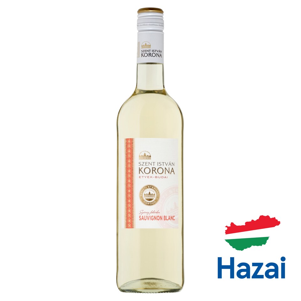 Szent István Korona Etyek-Budai Sauvignon Blanc száraz fehérbor 12% 0,75 l