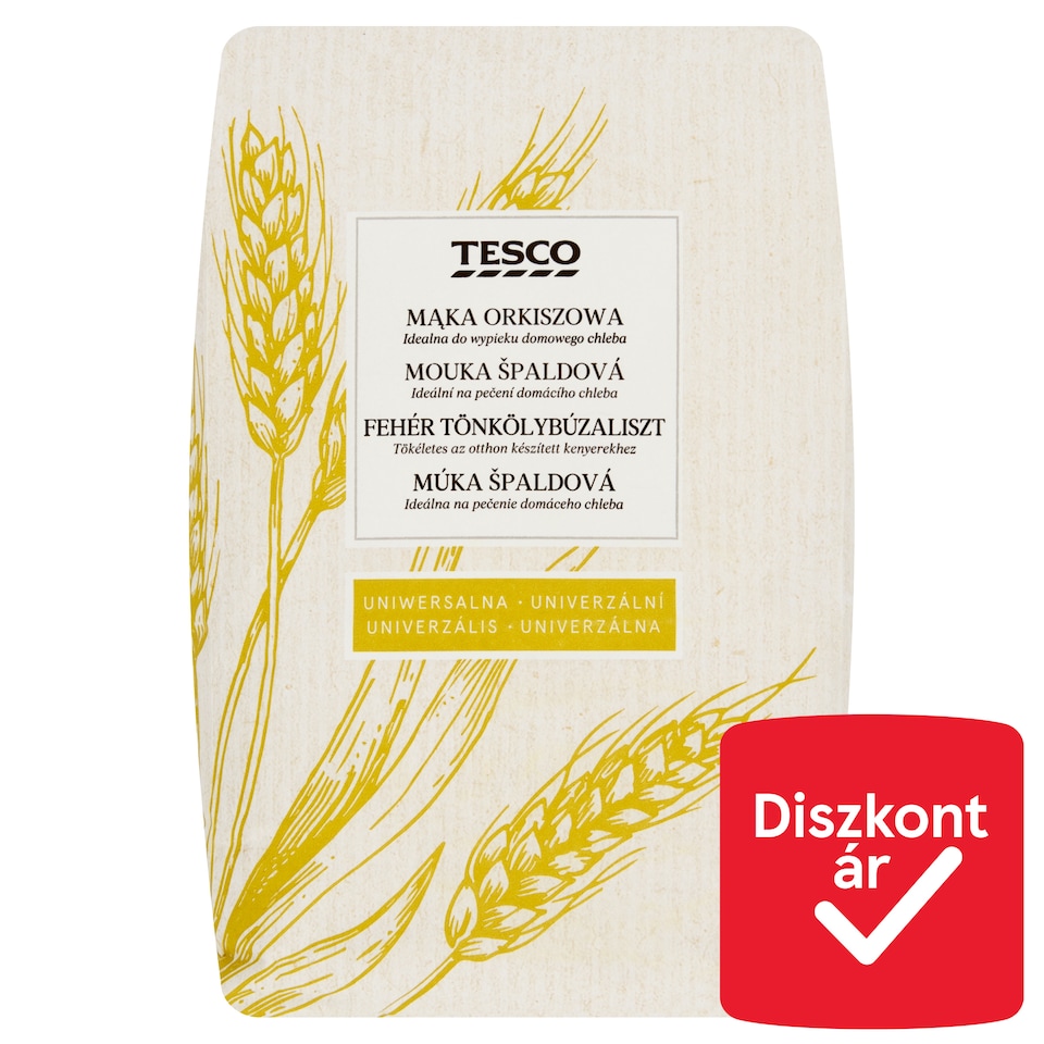 Tesco fehér tönkölybúzaliszt 1 kg