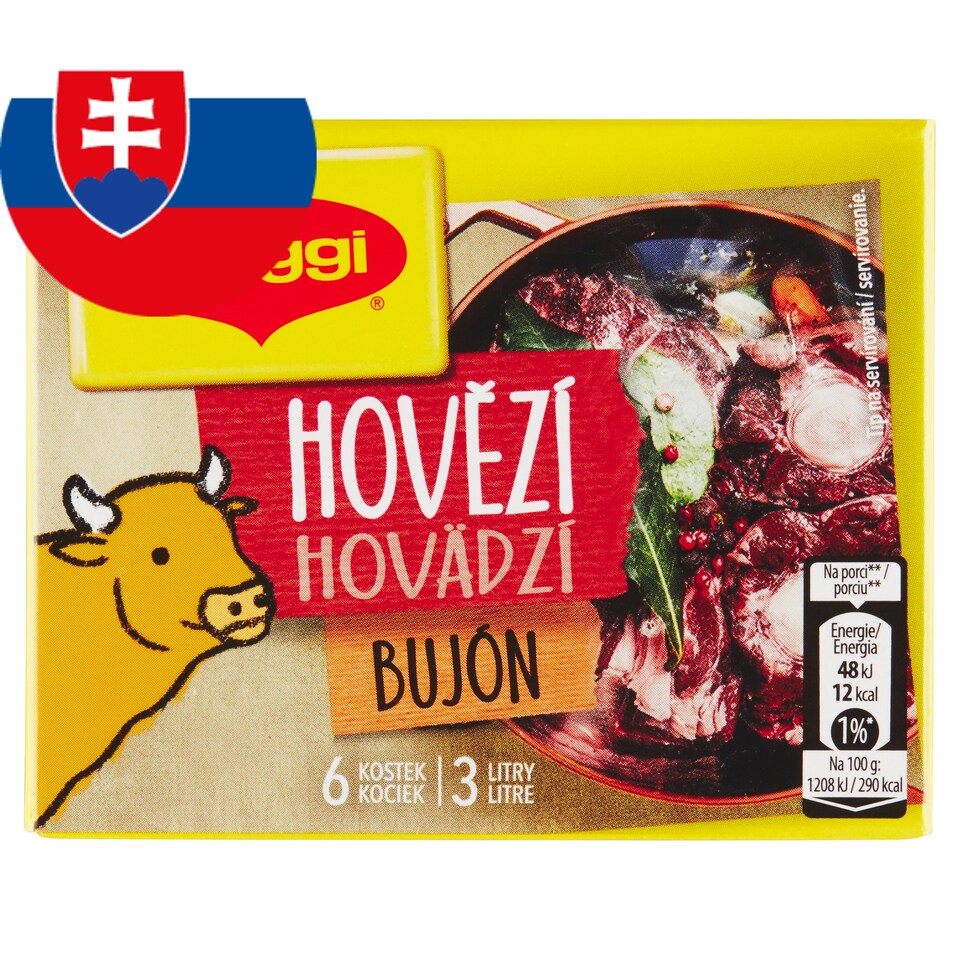 MAGGI Hovädzí bujón v kocke 3 l