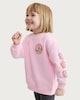 image 1 of Disney Minnie & Daisy Cotton Rich Sweatshirt in Pink