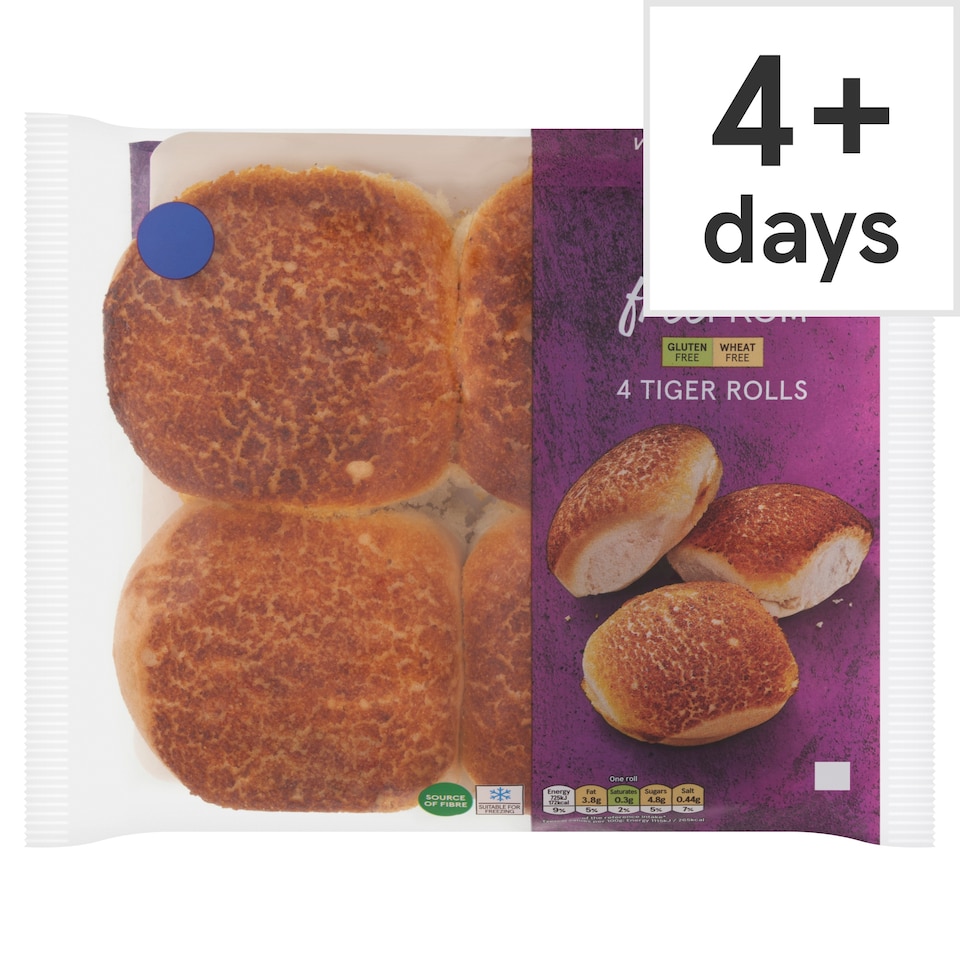 Tesco Free From Tiger Rolls 260g