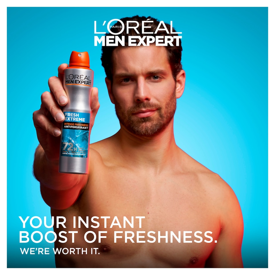 image 1 of L'Oreal Men Expert Carbon Protect Antiperspirant Spray Deodorant XXL 300ml