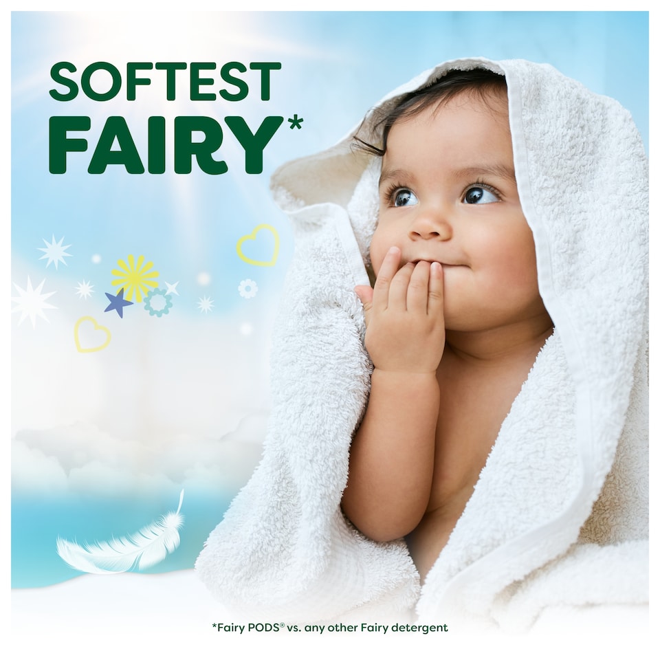 image 1 of Fairy Non Biological The Big One Stain Removal Washing Liquid Pods 12 washes 476.4g