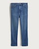 image 5 of F&F Slim Ankle Grazer Jeans in Blue
