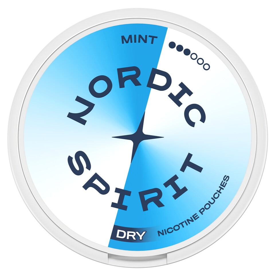 image 1 of Nordic Spirit Mint Strong - Tobacco Free Nicotine Pouches 20 Pack 9mg 14g