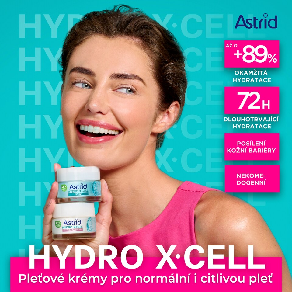 Obrázek 1 pro produkt Astrid Hydro X·Cell hydratační gel krém 50ml