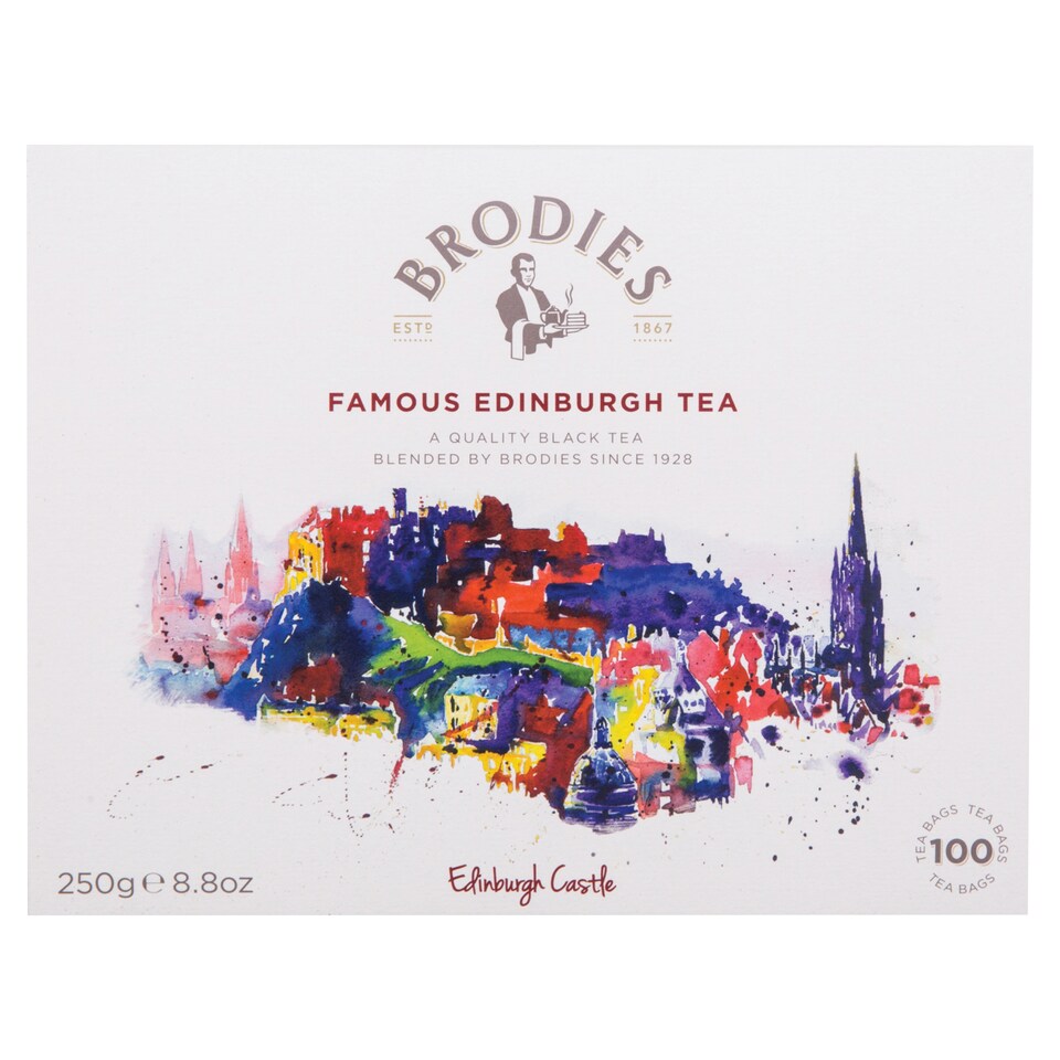 Brodies Famous 100 Edinburgh Teabags 250g