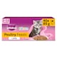image 1 of Whiskas Kitten Wet Cat Food Pouches Poultry Feasts in Jelly 40x85g