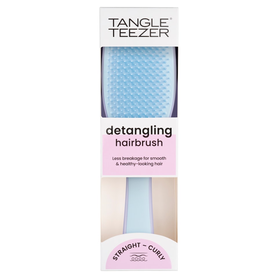 Tangle Teezer Detangling Hairbrush Straight to Curly Lilac Cloud