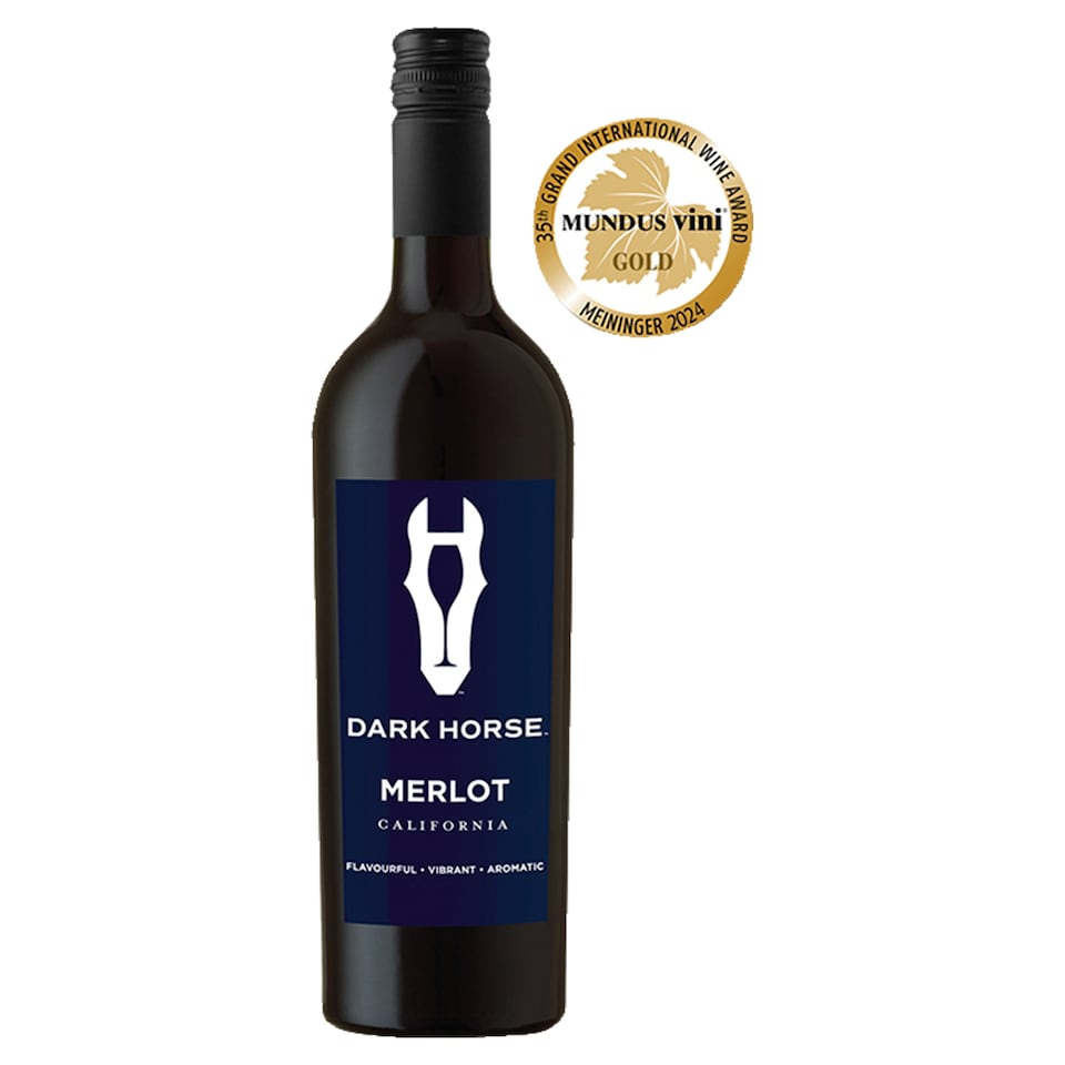 image 1 of Dark Horse Merlot 75Cl