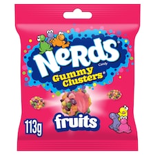 Nerds Gummy Clusters Candy - Fruits 113g